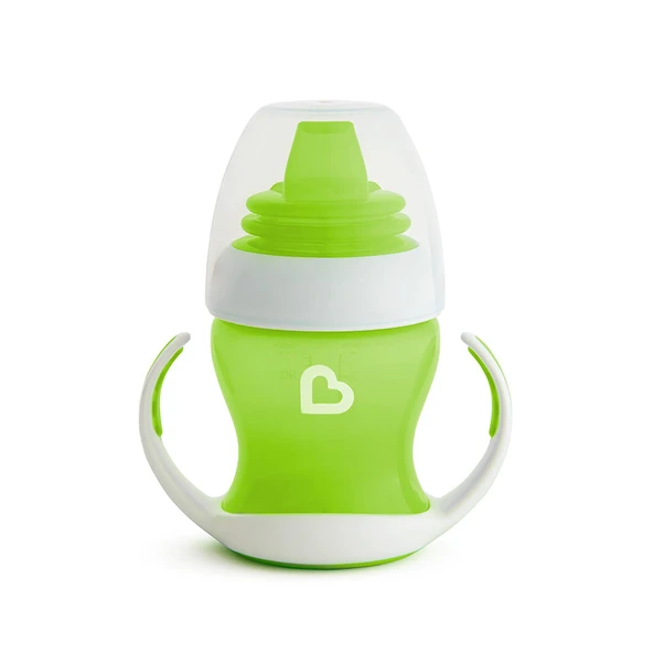 Duyarlı Geçiş Bardağı 4 Ay+ 118 ml Sızdırmaz & Ergonomik Kulplu Yeşil (5 ADET) ürün görseli 1