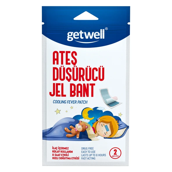 Ateş Düşürücü Jel Bant (4 ADET) ürün görseli 1