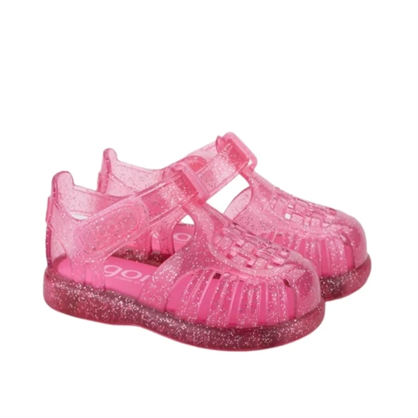 igor Tobby Gloss Glitter Transparente Çocuk Sandalet ürün görseli 1