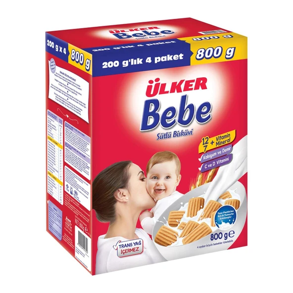 Bebe Bisküvisi 800 gr (3 ADET) ürün görseli 1