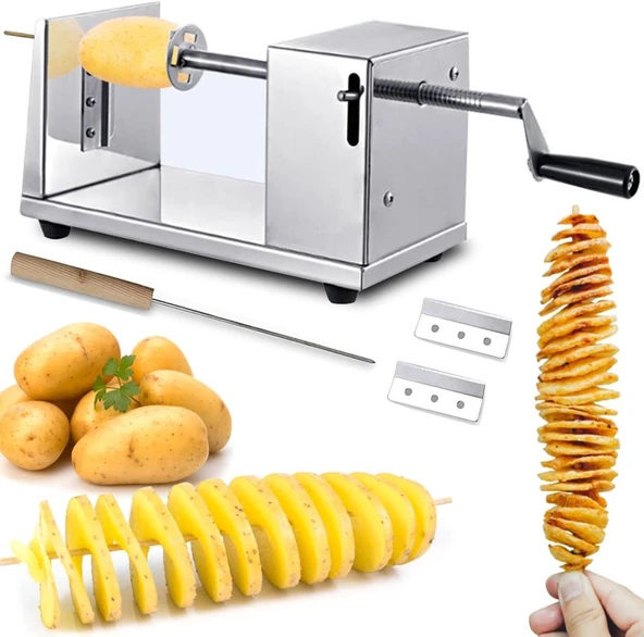 Çubukta Patates Makinası Şekil Verme Makinası Paslanmaz Çelik ürün görseli 1