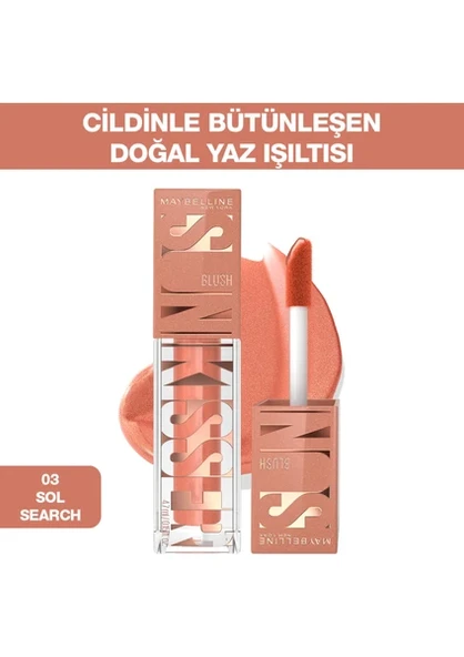 Maybelline New York Sunkisser Likit Allık 03 Sol Search 12 SAAT Uzun Süre Kalıcı Etki ürün görseli 1