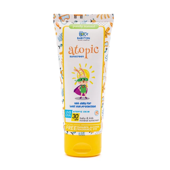 Doğal Atopik Cilt Güneş Kremi 30 SPF 100 ml (4 ADET) ürün görseli 1