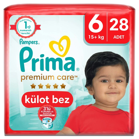 Premium Care Külot Bez Extra Large 6 Beden İkiz Paket 15+kg 28 Adet (5 ADET) ürün görseli 1