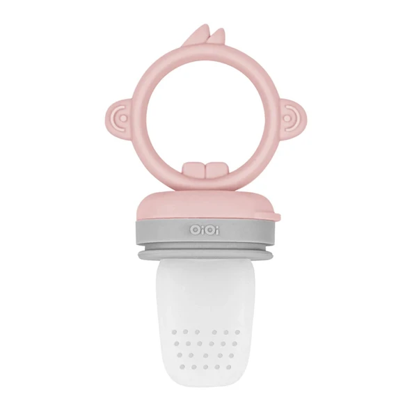 Püre Meyve Sebze Alıştırıcı Pinky Pink Powder Grey (4 ADET) ürün görseli 1