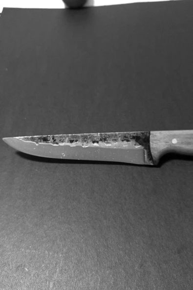 Özprox Denizli Yatağan Üretimi Dövmeli Mutfak ve Kasap Doğrama Bıçağı – 28.5 cm (Ahşap Saplı) ürün görseli 1