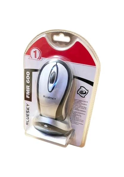 Bluesky FMR 600 USB Şarj Edilebilir Lazer Mouse Açık Gri ürün görseli 1