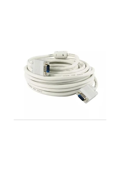 Vga Kablosu 15pin Erkek Erkek Filtreli 15mt 1.kalite Fully ürün görseli 1