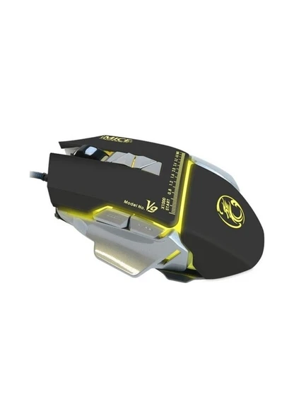 İmice V9 Kablolu Oyuncu Mouse Siyah ürün görseli 1