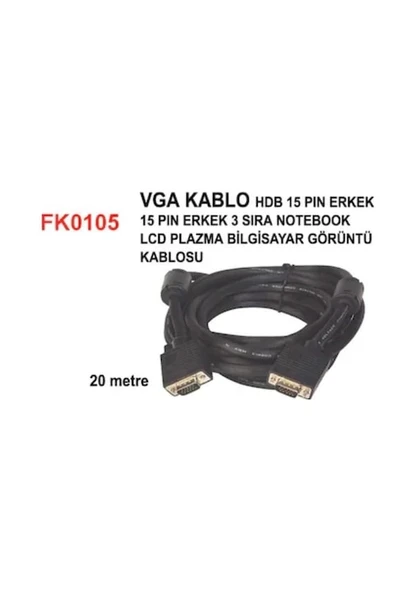 Swat 20mt Fk0105 Vga Kablo ürün görseli 1
