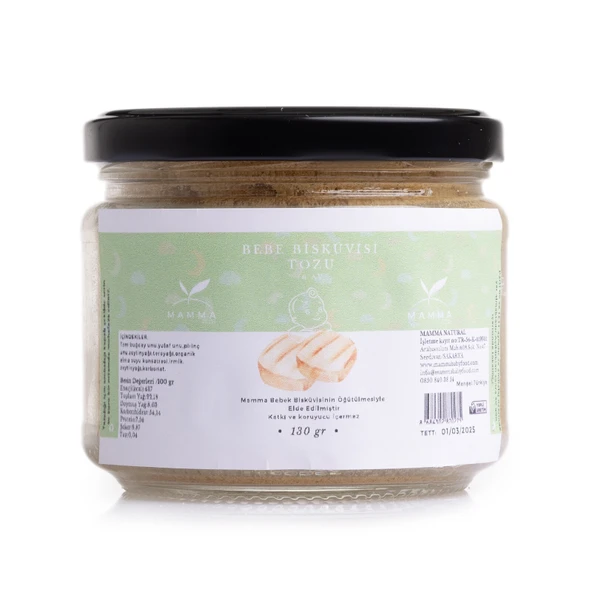 Mamma Bebek Bisküvi Tozu 130 gr (2 ADET) ürün görseli 1