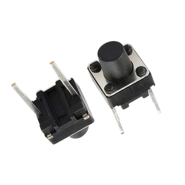 PowerMaster Tact Switch Şaseli 6x6x3.5 Mm 2 Bacak IC-200A C9 Buton ürün görseli 1