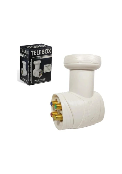 Lnb Dörtlü Santral Quattro Gold 0.1db 3d Fhd 4k Telebox Tb-xc ürün görseli 1