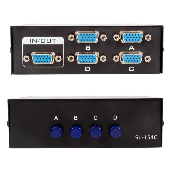 Powermaster 4 Port Vga Switch - Resim 2