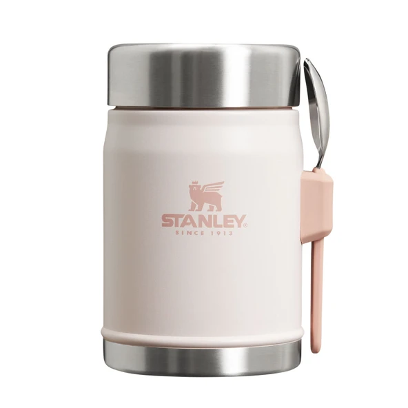 The Legendary Yemek Termosu + Kaşık 0.4L / 14oz Rose Quartz (2 ADET) ürün görseli 1