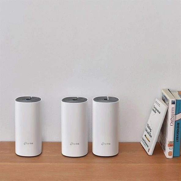 TP-Link AC1200 Deco E4 1200Mbps Mesh WIFI Sistemi (Üçlü) - Resim 3