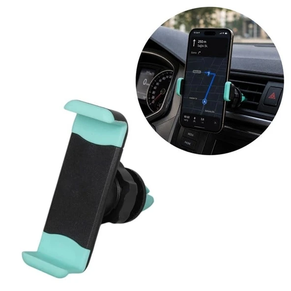 Powermaster PM-39119 Plastik 360 Derece Dönebilen Ayarlanabilir Kıskaçlı Araç İçi Telefon Tutucu ürün görseli 1