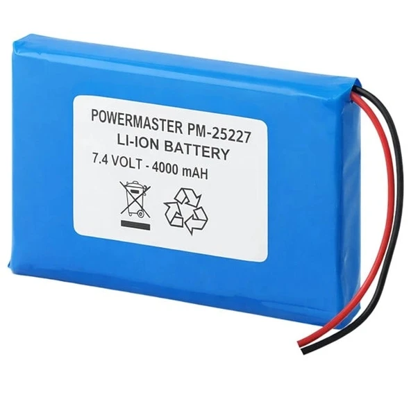 Powermaster PM-25227 7.4V 4000mAh 606090 Lityum İyon (Li-ion) Şarj Edilebilir Yassı Batarya ürün görseli 1