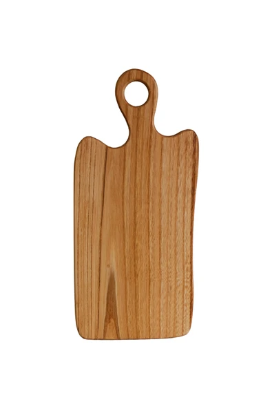 Doğal Masif Ahşap Sunum ve Kesme Tahtası (33 cm x 17 cm) ürün görseli 1