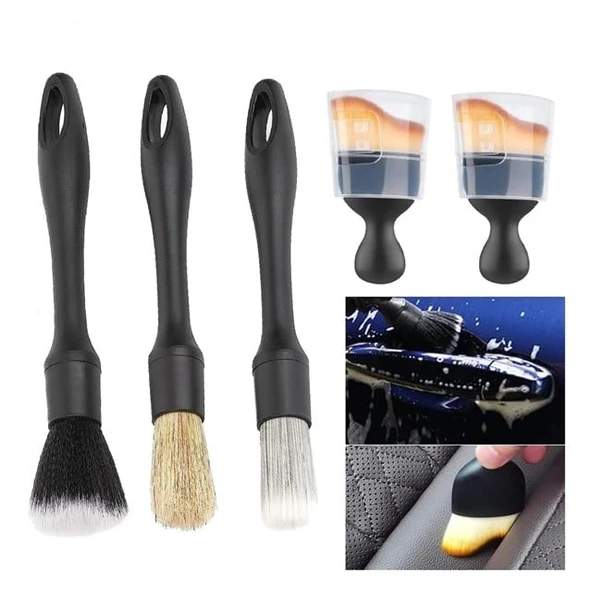 Sunup SN-29167 Çok Fonksiyonlu 5'li Oto Detay Temizleme Fırça Seti ürün görseli 1