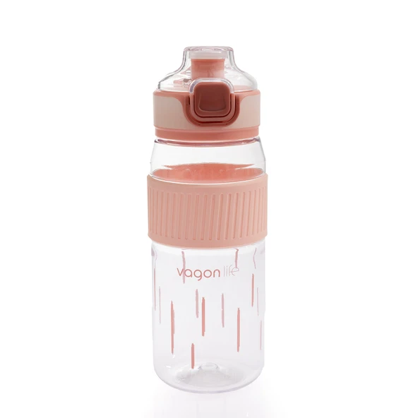 VAGONLİFE 550 ML MATARA  Pembe (2 ADET) ürün görseli 1