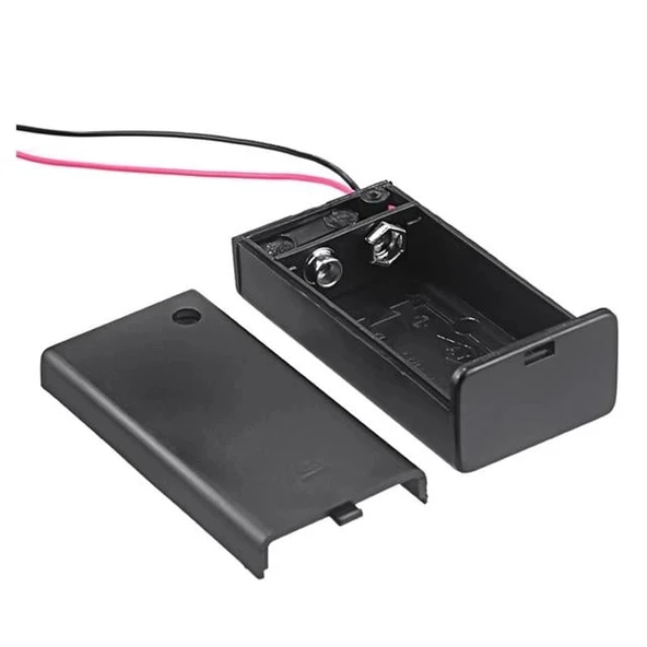 9 Volt Pil Kutusu Kapaklı Açma/Kapama Anahtarlı IC-233D ürün görseli 1
