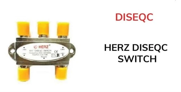 Herz 4x1 950-2400MHz 3dB Diseqc Switch Uydu Birleştirici ürün görseli 1