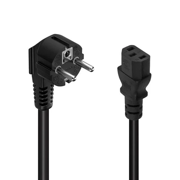 Fully G-513B 3X0.75 MM C7 Bilgisayar 1.5 Metre Power Kablosu (Poşetli) ürün görseli 1
