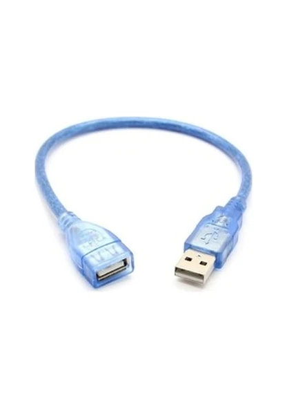 Splat Usb Erkek Usb Dişi Usb Ara Uzatma Kablosu-Mavi ürün görseli 1