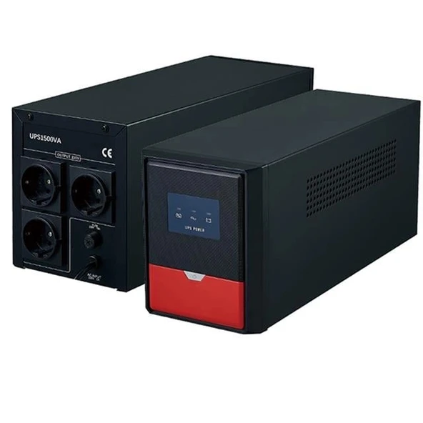 Andees AD-1500 1500VA 12V9AhX2 UPS Kesintisiz Güç Kaynağı (430x210x235Mm) ürün görseli 1
