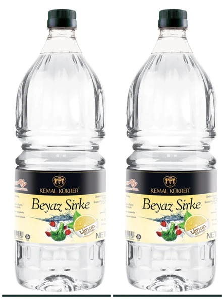 Kemal Kükrer Beyaz Sirke Limon 2000 ml x 2 Adet ürün görseli 1