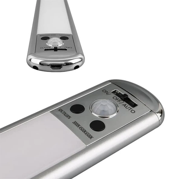 Powermaster SD-333 USB'li Hareket Sensörlü 23 Cm Ledli Lamba - Resim 3