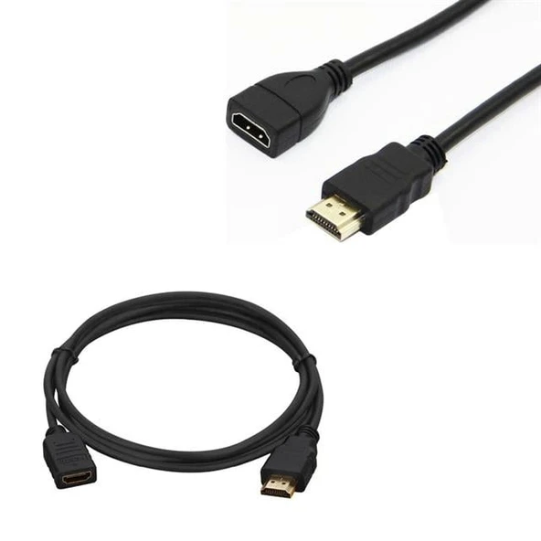 HDMI Kablo Erkek-Dişi 30 Cm Uzatma (Mini HD Recevier İçin) ürün görseli 1