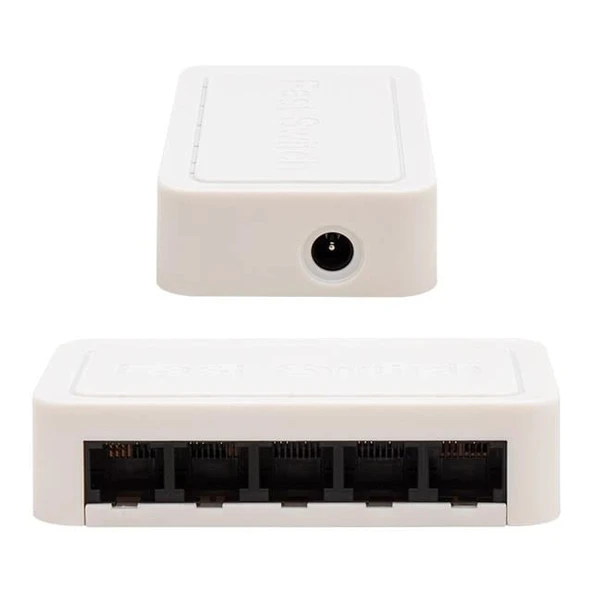 PowerMaster PM-17647 5 Port 10/100 Mbps Ethernet Switch - Resim 2