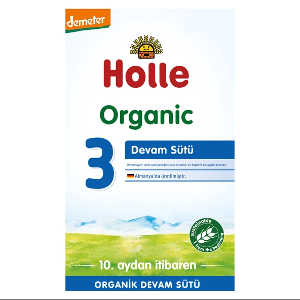 3 Organik Devam Sütü 600 gr 1+ Yaş (2 ADET) ürün görseli 1