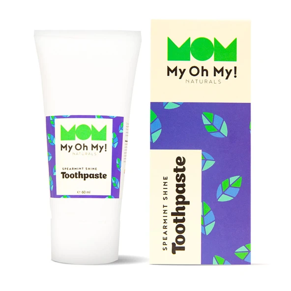 Spearmint Shine | Organik Tatlı Nane Uçucu Yağlı Florürlü Çocuk Diş Macunu (2 ADET) ürün görseli 1