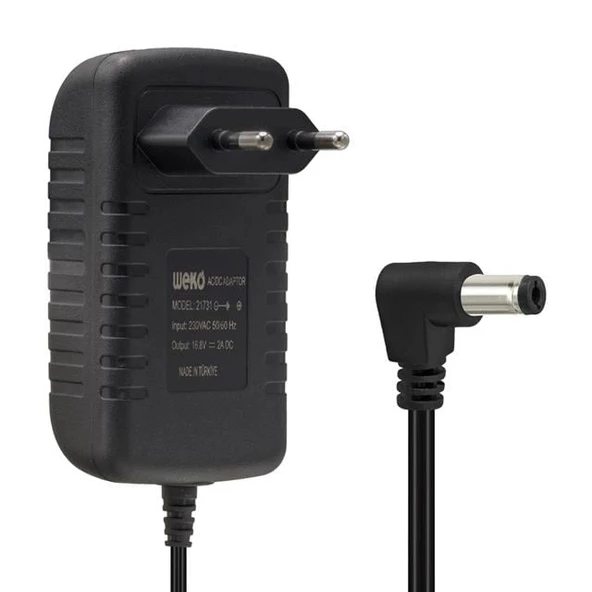 Weko 16.8 Volt - 2 Amper Ledli̇ Pri̇z Ti̇pi̇ 5.5*2.5  Uçlu Şarj Adaptörü ürün görseli 1