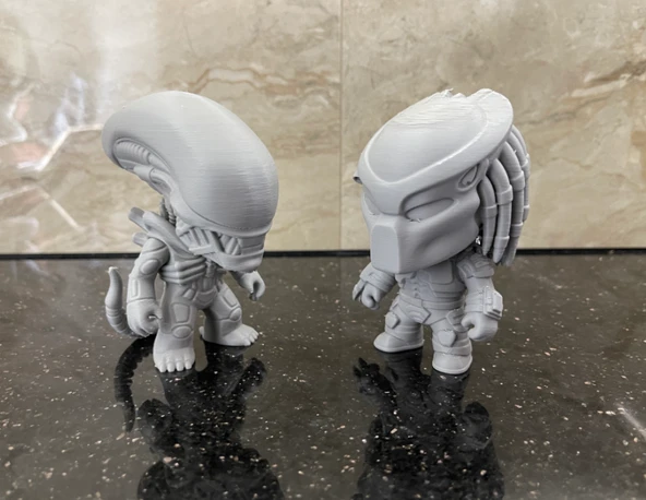 Alien vs. Predator Mini Figür Seti 2Lİ ürün görseli 1