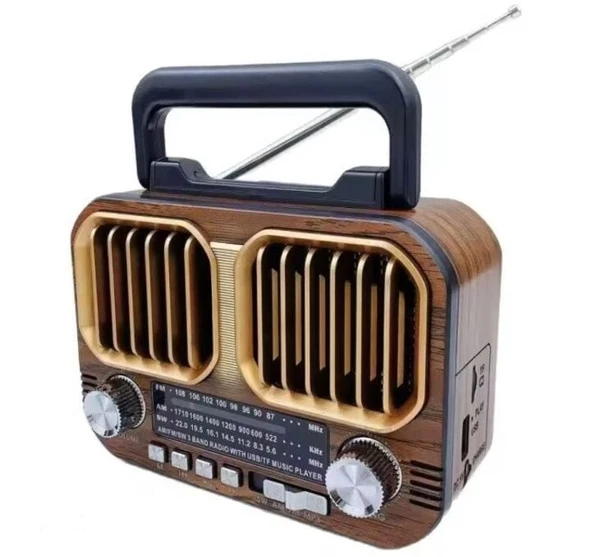 Everton RT-679 / Klasik Retro Solar Enerjili , Nostalji Bluetooth/USB/Sd/ Radyo Mp3 Player Müzik Kutusu ürün görseli 1