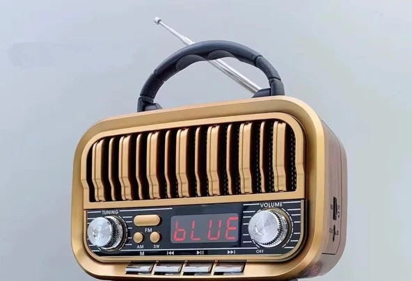 Everton RT-724 / Klasik Retro , Dijital , Nostalji Bluetooth/USB/Sd/ Radyo Mp3 Player Müzik Kutusu ürün görseli 1