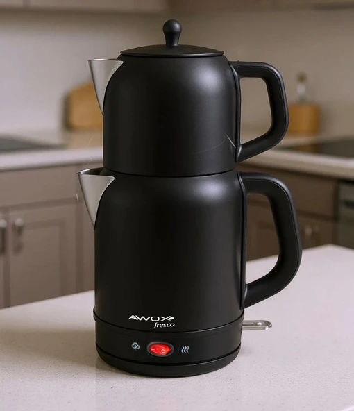 AWOX Fresco 2'si 1 Arada Paslanmaz Çelik Çay Makinesi & Su Isıtıcı Kettle ürün görseli 1