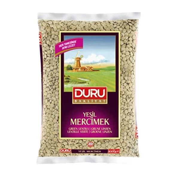 Mercimek Yeşil 1 Kg ürün görseli 1