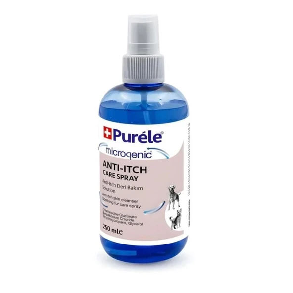 Purele Kedi Ve Köpekler İçin Kaşıntı Giderici Koruyucu Sprey 250 ML ürün görseli 1
