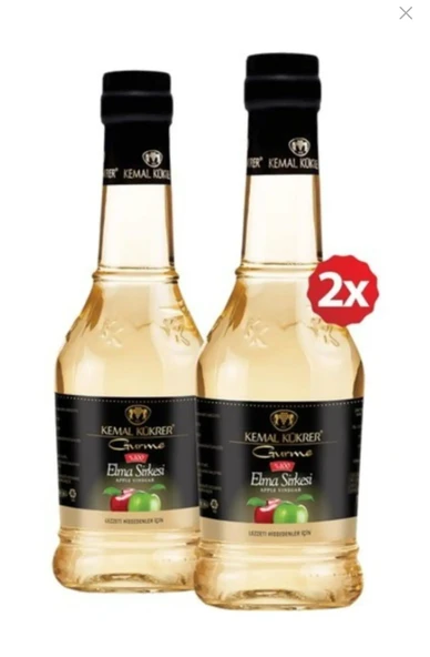 Kemal Kükrer Gurme Elma Sirkesi 500 ml Cam - 2 Adet ürün görseli 1