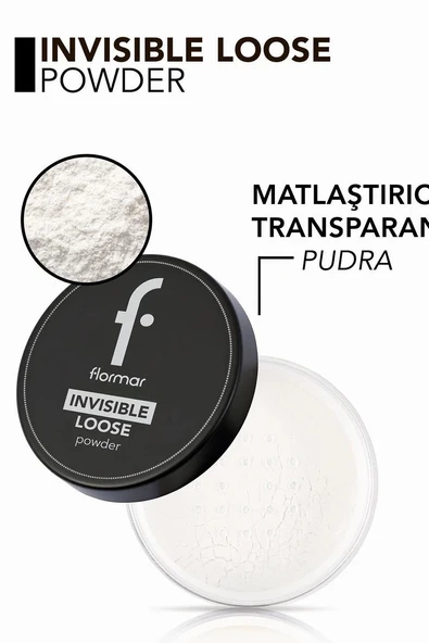 Invisible Loose Transparan ve Yarı Mat Bitişli Sabitleyici Toz Pudra 001 Silver Sand ürün görseli 1