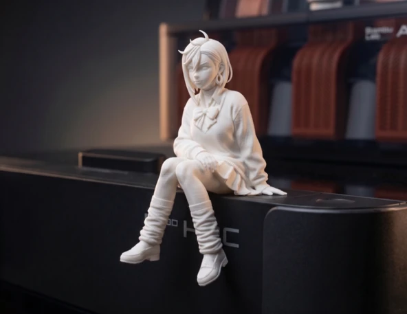 Momo Ayase Anime Figür - Dandadan 3D Baskı Koleksiyon Figürü ürün görseli 1