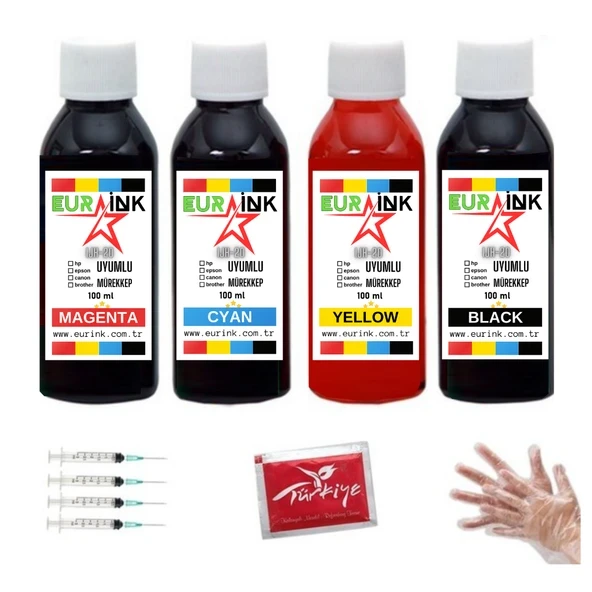BROTHER DCP-T420W Yazıcı uyumlu mürekkep 4 x 100 ml ürün görseli 1