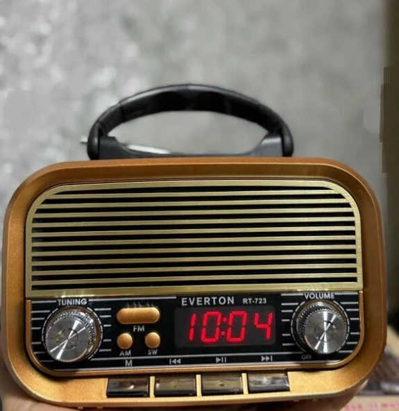 Everton RT-723 / Klasik Retro , Dijital ,Nostalji Bluetooth/USB/Sd/ Radyo Mp3 Player Müzik Kutusu ürün görseli 1