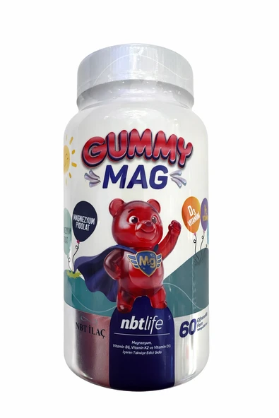 NBTLİFE MAGNESIUM GUMMY 60 ÇİĞNEME - Resim 2