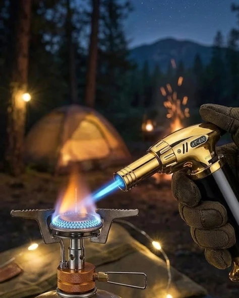 Çok Amaçlı Torch Pürmüz Çakmak Kamp Mutfak Hobi Kullanımlı ürün görseli 1